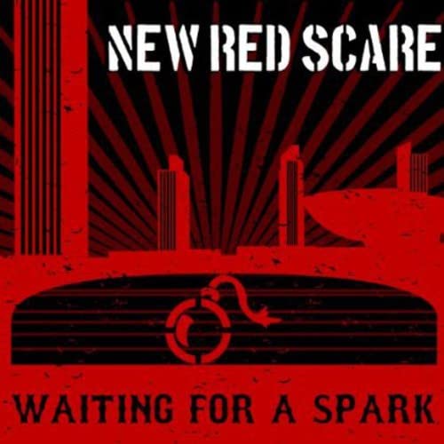 CD cover for New Red Scareās āWaiting For A Spark,ā red and black design.