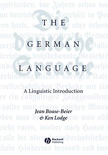 The German Language: A Linguistic Introduction
