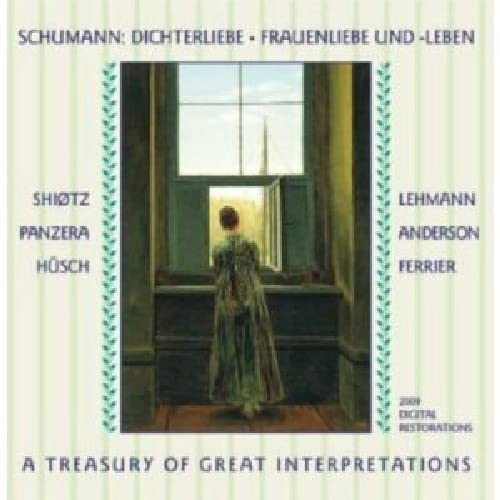 CD cover for Robert Schumann’s “A Treasury of Great Interpretations.”