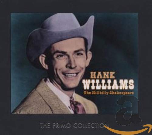 Hank Williams CD cover: portrait of a smiling man in a cowboy hat.