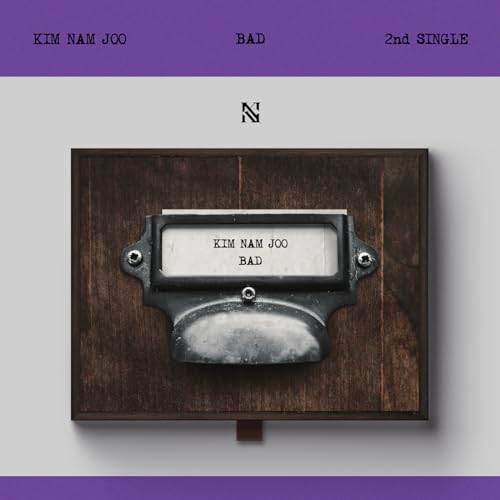 Kim Nam Joo “Bad” CD cover: a framed, vintage-style television set.