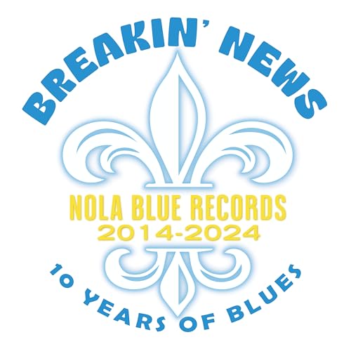 “Breakin’ News” logo with a fleur-de-lis and text celebrating 10 years.