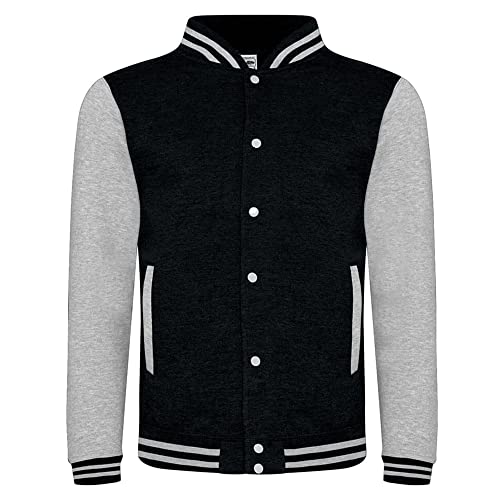 Harry Potter - Gryffindor Quidditch (Unisex Black Varsity Jacket) Ex Large
