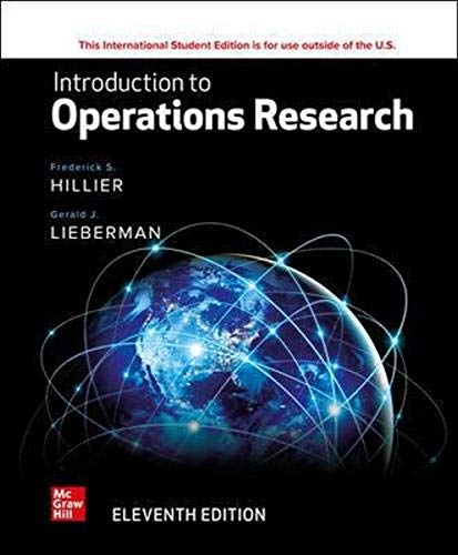 ISE Introduction to Operations Research (ISE HED IRWIN INDUSTRIAL ENGINEERING)