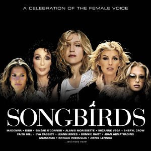 CD cover featuring portraits of five blonde and brunette female singers.