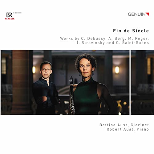 CD cover featuring clarinetist Bettina Aust and pianist Robert Aust.