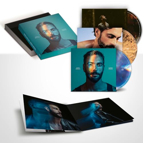 Marco Mengoni's "Materia" deluxe edition: box set with CDs and booklet.