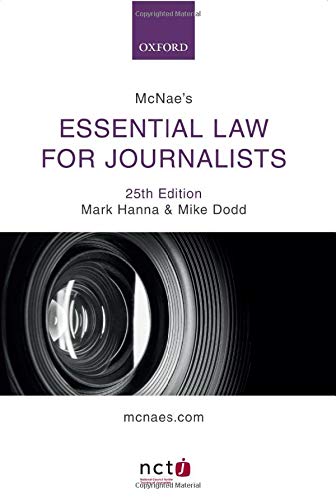 McNae's Essential Law for Journalists