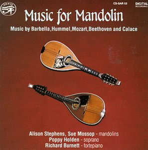 CD cover featuring two mandolins and composer/performer names.