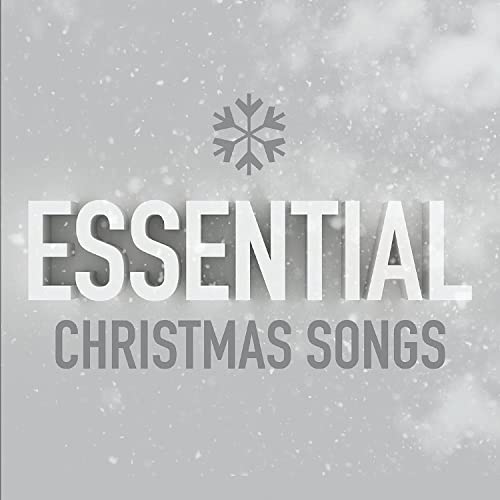 CD cover for “Essential Christmas Songs” with a snowflake image.