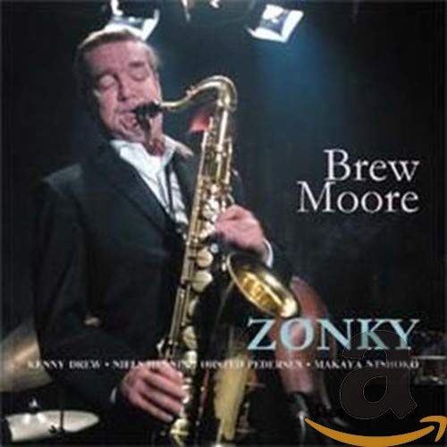 Brew Moore CD cover featuring a musician playing a saxophone.