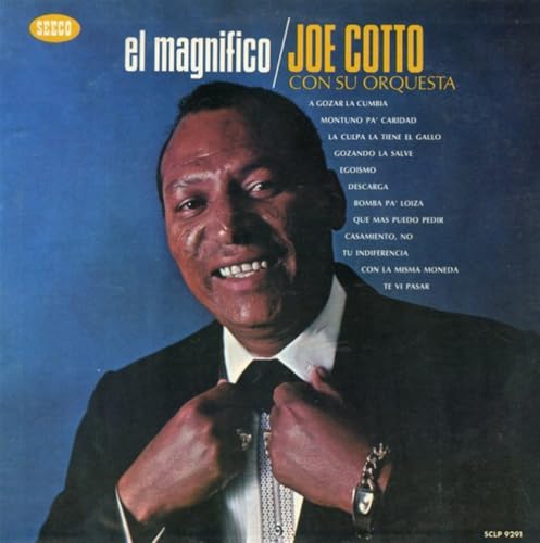Joe Cotto album cover featuring a smiling man in a suit.