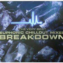 CD cover for “Euphoria” with blue and silver abstract design.