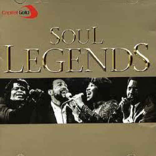CD cover for “Capital Gold Soul Legends” featuring soul singers.