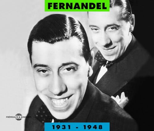 Black and white portrait of French actor Fernandel, 1931-1948 CD.
