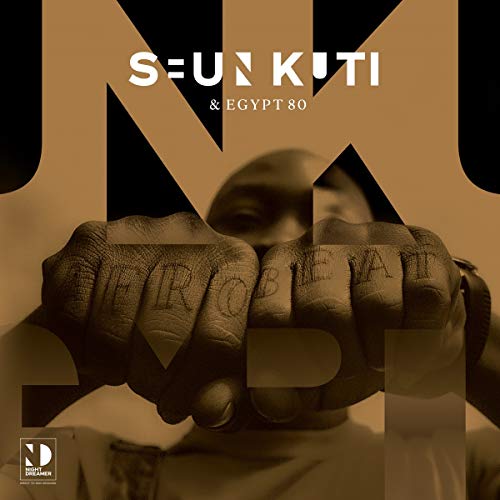 Album cover for Seun Kuti & Egypt 80, featuring tattooed hands and face.