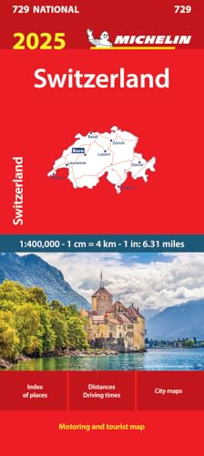 Switzerland 2025 - Michelin National Map 729