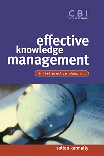 Effective Knowledge Management: A Best Practice Blueprint