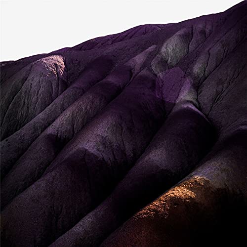 CD cover: purple, textured landscape with ridges and shadowed valleys.