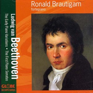 CD cover featuring a portrait of Ludwig van Beethoven and text details.
