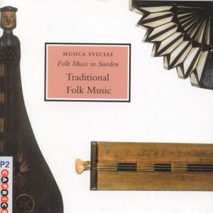 CD cover featuring Swedish folk instruments and text: “Traditional Folk Music”.