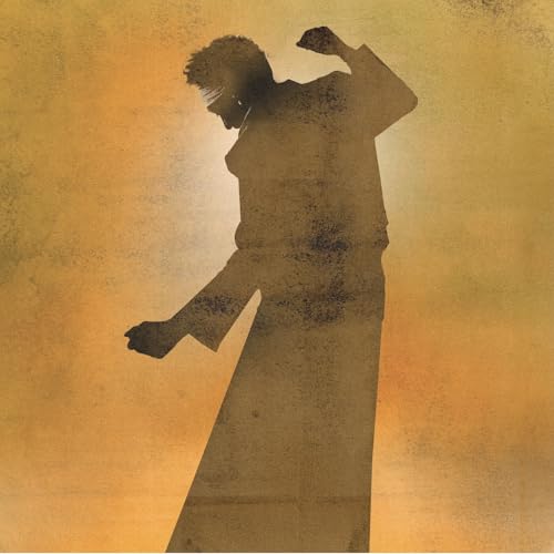 Silhouetted figure with headphones, album cover for David Walters’ “Ti Love” vinyl.