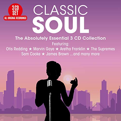 3CD set cover for “Classic Soul” featuring a silhouetted singer.