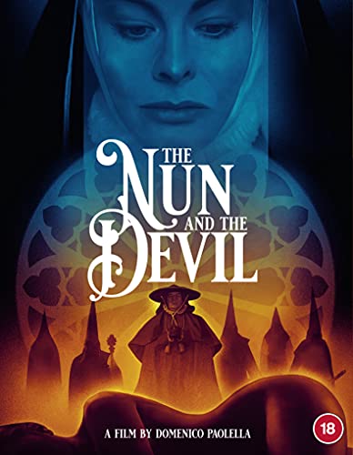 Blu-ray cover for "The Nun And The Devil" featuring a nun and figure.