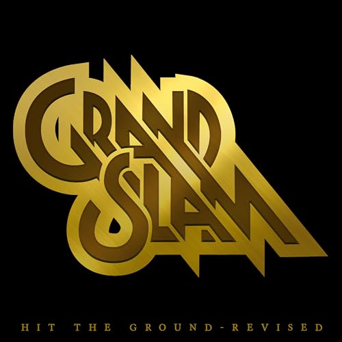 Gold lettering spelling “Grand Slam” on a black background, CD cover.