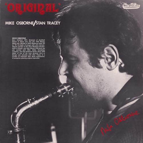 CD cover featuring a black and white portrait of a saxophonist.