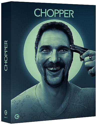 Chopper" Blu-ray cover featuring a man with a gun to his head.