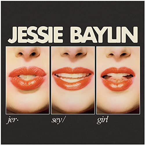 Album cover for Jessie Baylin’s “Jersey Girl” featuring close-up lip portraits.