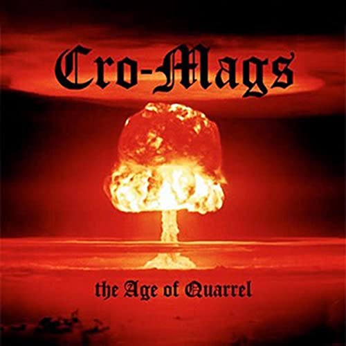 Cro-Mags album cover: a fiery mushroom cloud against a red background.