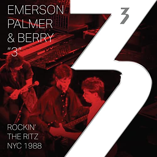 Emerson, Palmer & Berry album cover featuring three musicians playing instruments.