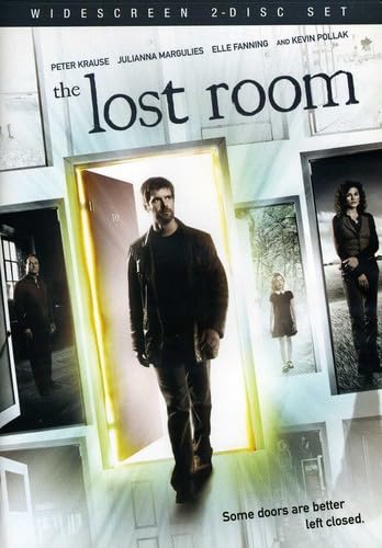 DVD cover art for The Lost Room featuring a man stepping through a doorway.