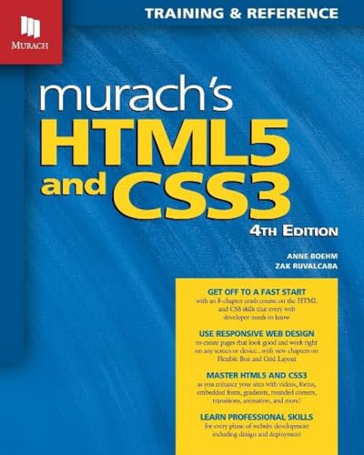 Murach’s HTML5 and CSS3