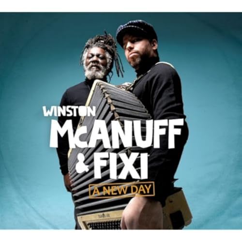 Winston Mcanuff & Fi album cover featuring two men with an accordion.