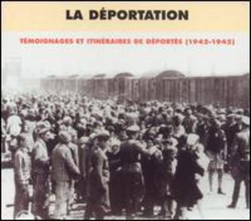 CD cover depicting a large group of people, likely deportees, 1942-1945.