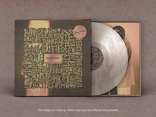 Yumi Zouma’s “Present Tense” vinyl record, open with album artwork visible.