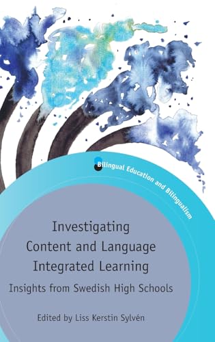 Book cover with watercolor design, title: "Investigating Content and Language Integrated Learning.