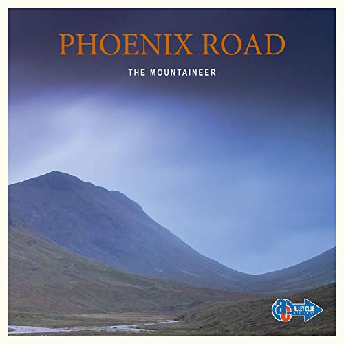 CD cover for "The Mountaineer" by Phoenix Road, featuring a mountain landscape.