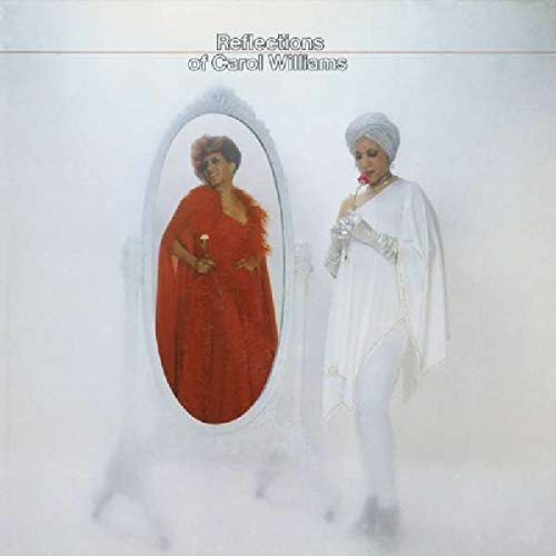 Carol Williams album cover featuring a woman and her reflection in a mirror.