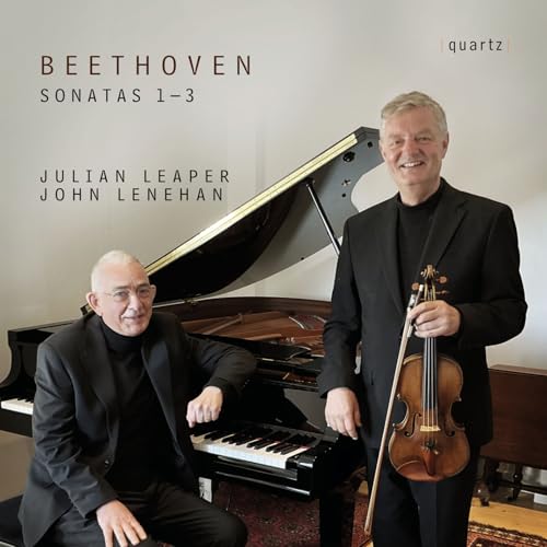 CD cover featuring two musicians with a piano and violin.
