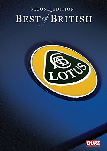 DVD cover featuring the Lotus car logo on a blue background.