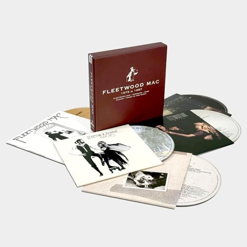 Fleetwood Mac box set with CDs, booklets, and a red case.