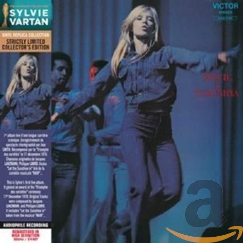 Sylvie Vartan album cover, “A L’Olympia” (1970), featuring a woman dancing.