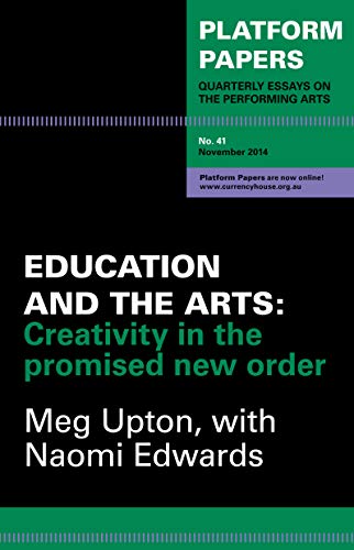 Black and green cover of “Platform Papers 41” on education and the arts.