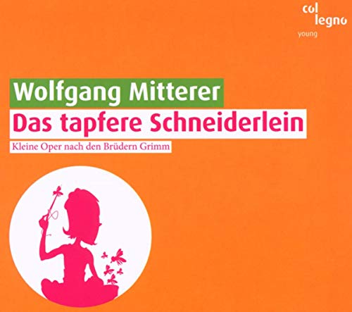 CD cover for "Das tapfere Schneiderlein" featuring a pink silhouette.