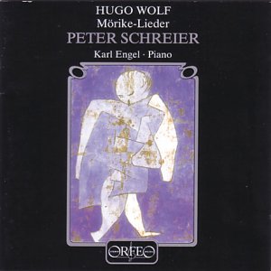 CD cover: abstract gold figure on purple, with text and Orfeo logo.