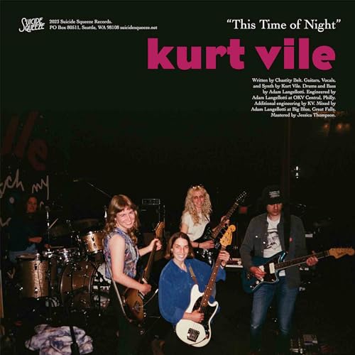 Vinyl record cover featuring Kurt Vile and Courtney Barnett with a band.